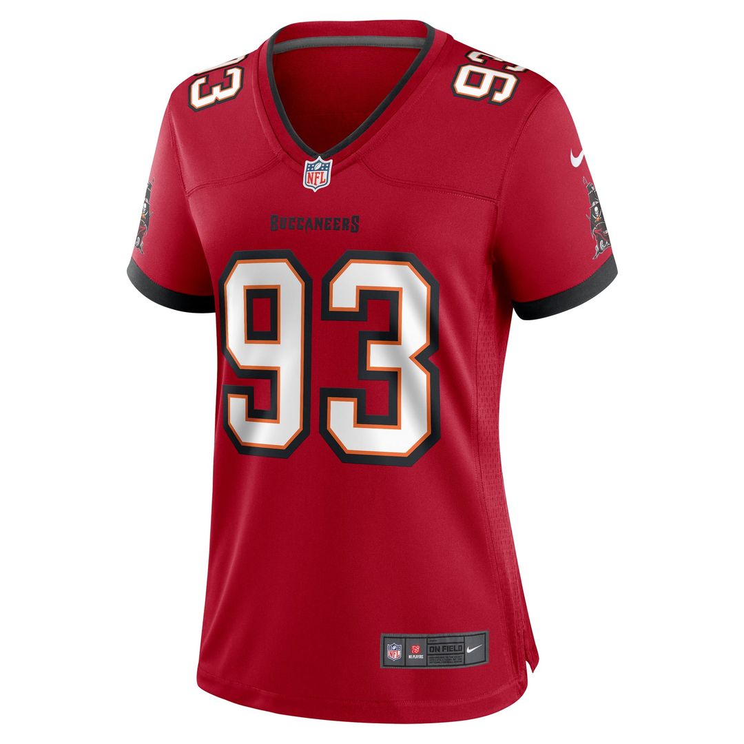 Women's Nike Tampa Bay Buccaneers Eric Banks Red Game NFL Jersey