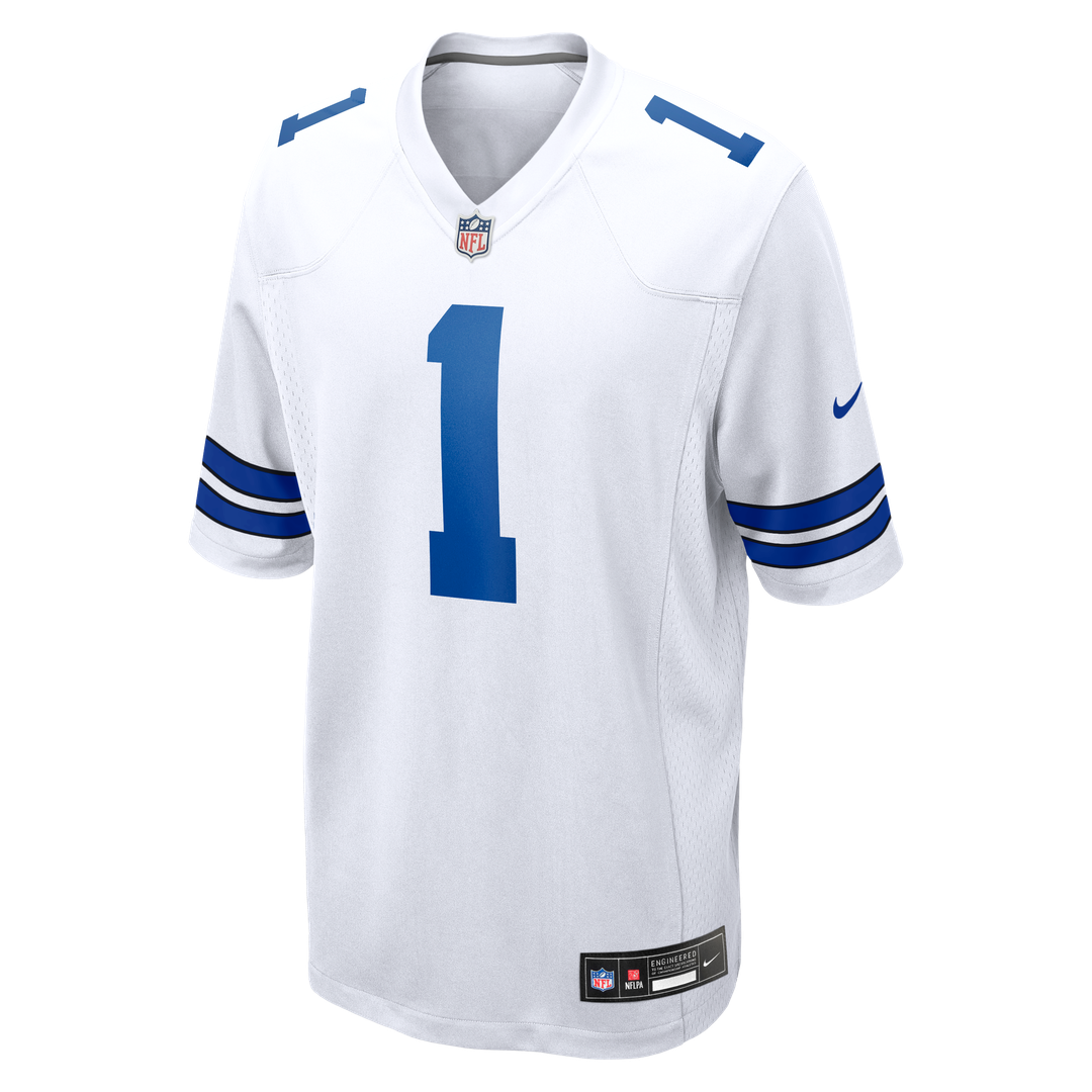 Men's Nike Dallas Cowboys Malachi Lawrence White Game NFL Jersey