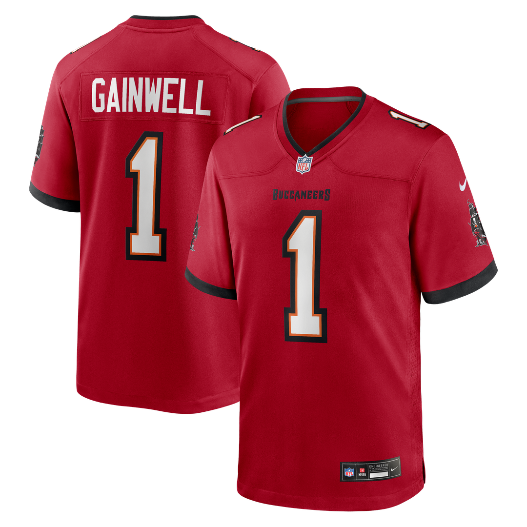 Men's Nike Tampa Bay Buccaneers Kenneth Gainwell Red Team Game NFL Jersey