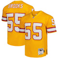 Men's Mitchell & Ness Tampa Bay Buccaneers Derrick Brooks Orange Legacy Replica NFL Jersey