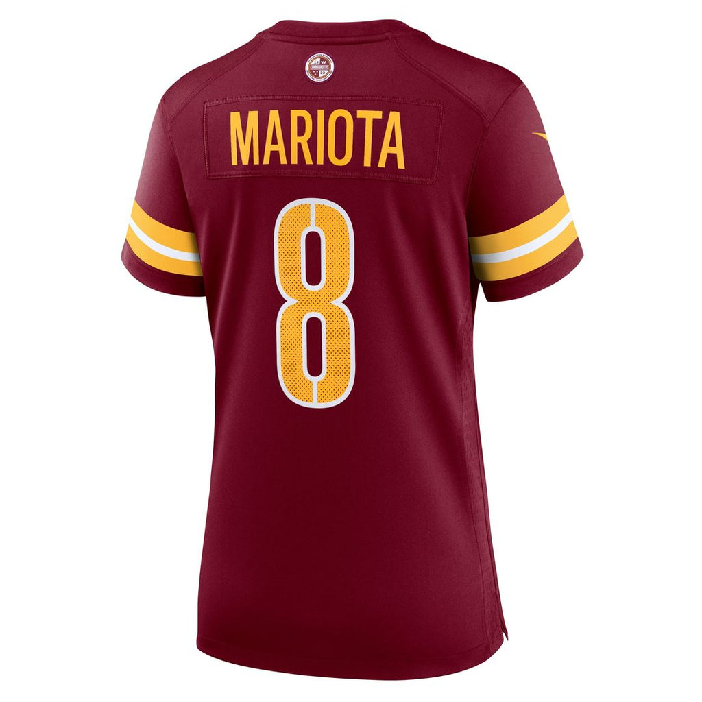 Women's Nike Washington Commanders Marcus Mariota Burgundy Team Game NFL Jersey