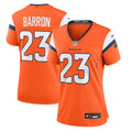 Women's Nike Denver Broncos Jahdae Barron Orange Team Game NFL Jersey