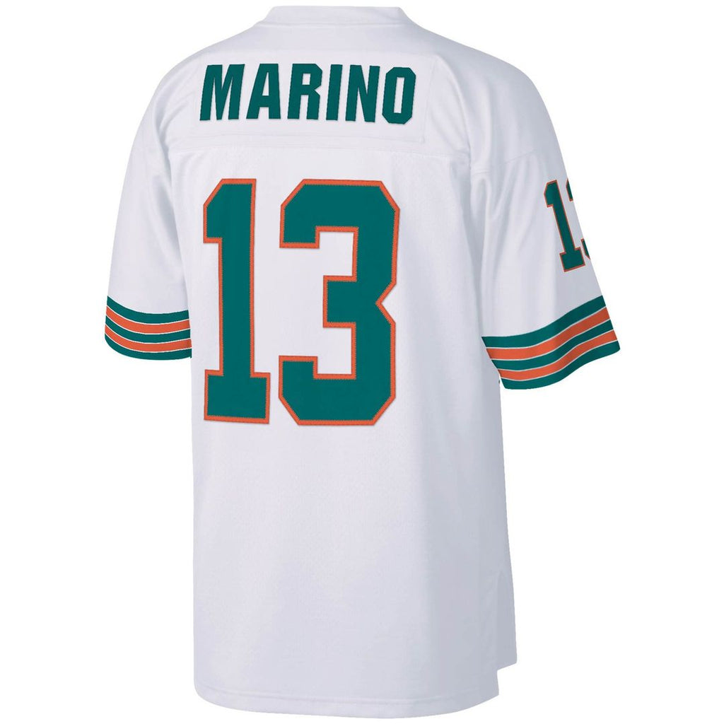 Men's Big & Tall Mitchell & Ness Miami Dolphins Dan Marino White 1984 Retired Player Replica NFL Jersey