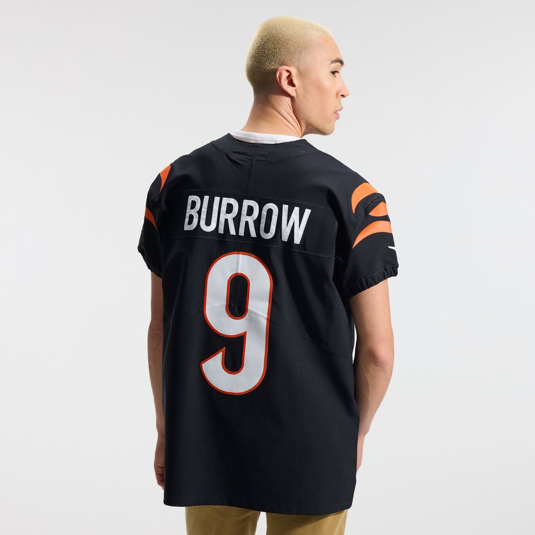Men's Nike Cincinnati Bengals Joe Burrow Black Vapor Elite NFL Jersey