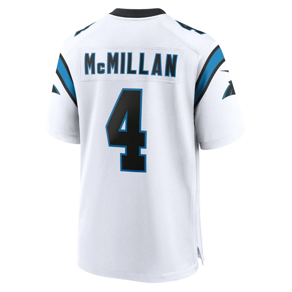 Men's Nike Carolina Panthers Tetairoa McMillan White Game NFL Jersey
