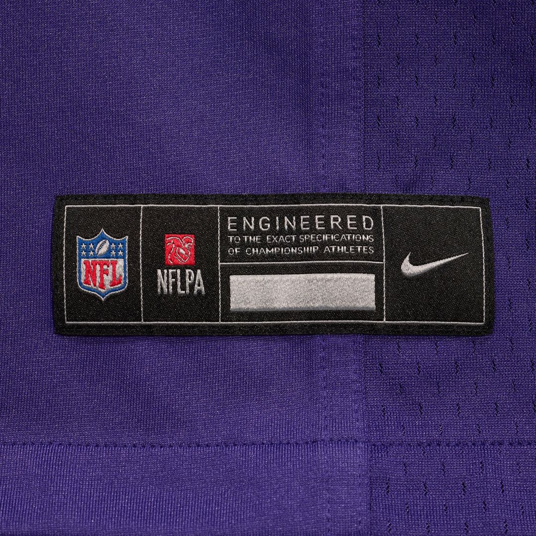 Men's Nike Baltimore Ravens Lamar Jackson White Game NFL Jersey