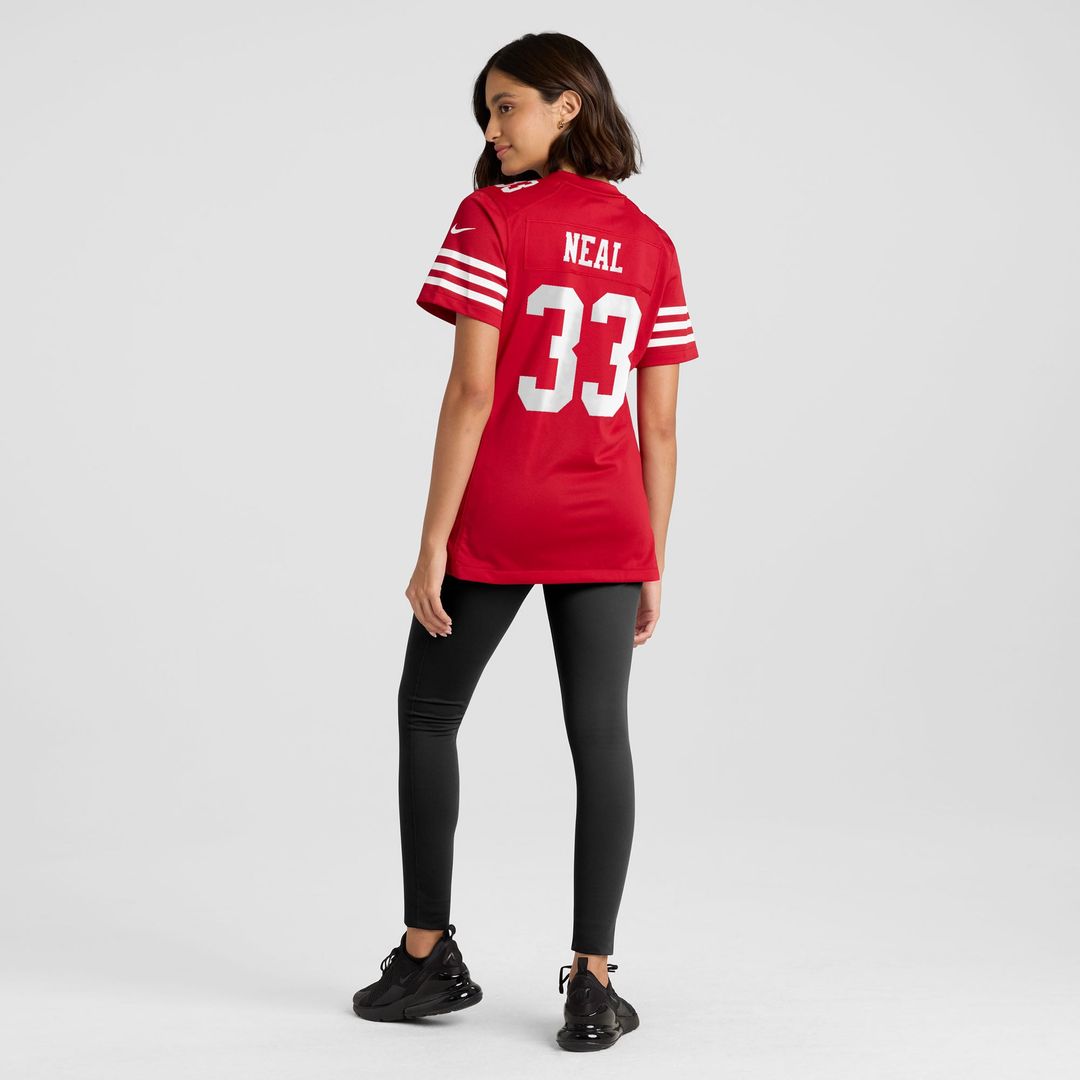 Women's Nike San Francisco 49ers Siran Neal Scarlet Team Game NFL Jersey