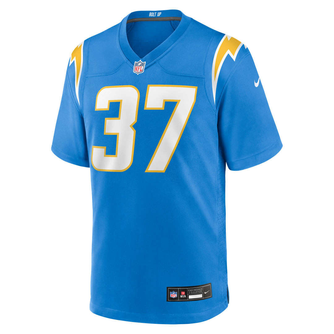 Men's Nike Los Angeles Chargers Jordan Oladokun Powder Blue Team Game NFL Jersey