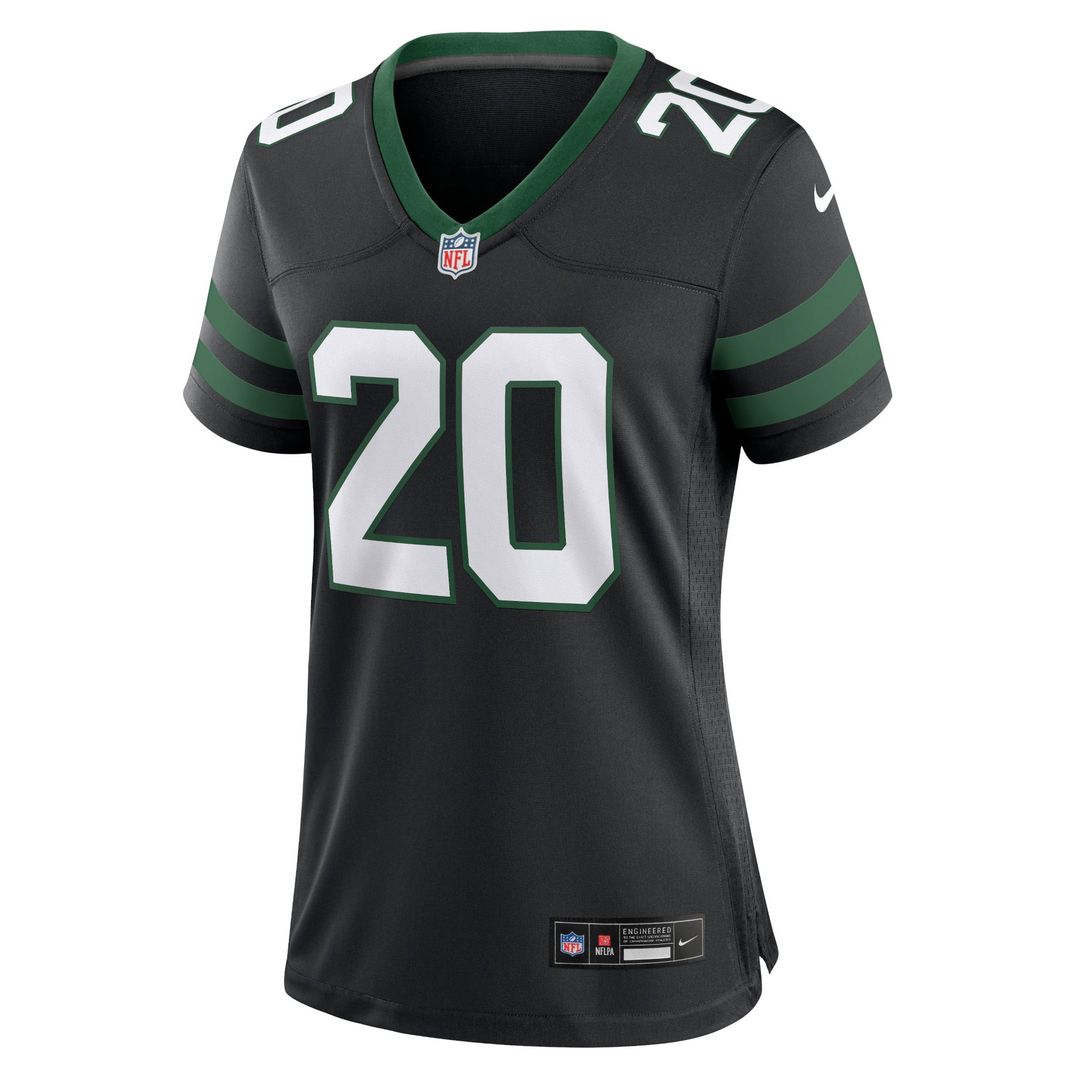 Women's Nike New York Jets Breece Hall Legacy Green Game NFL Jersey