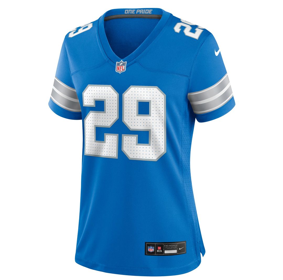 Women's Nike Detroit Lions Avonte Maddox Blue Team Game NFL Jersey