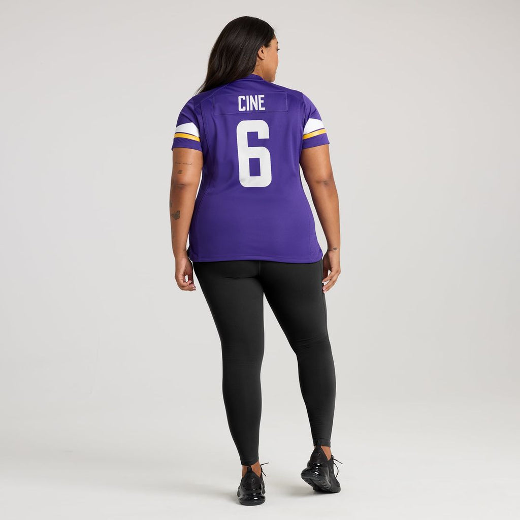 Women's Nike Minnesota Vikings Lewis Cine Purple Game Player NFL Jersey