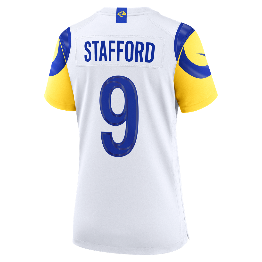 Women's Nike Los Angeles Rams Matthew Stafford White Game NFL Jersey
