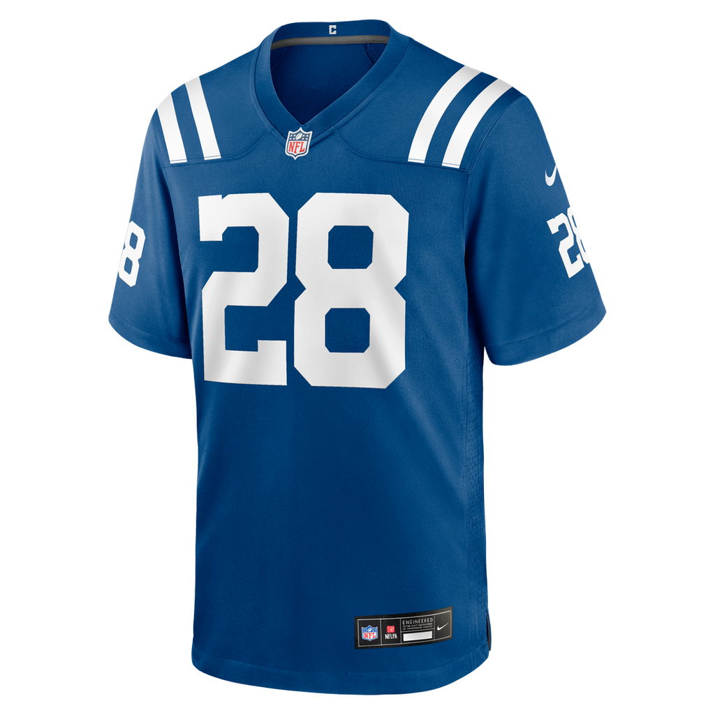 Men's Nike Indianapolis Colts Jonathan Taylor Royal Player Game NFL Jersey