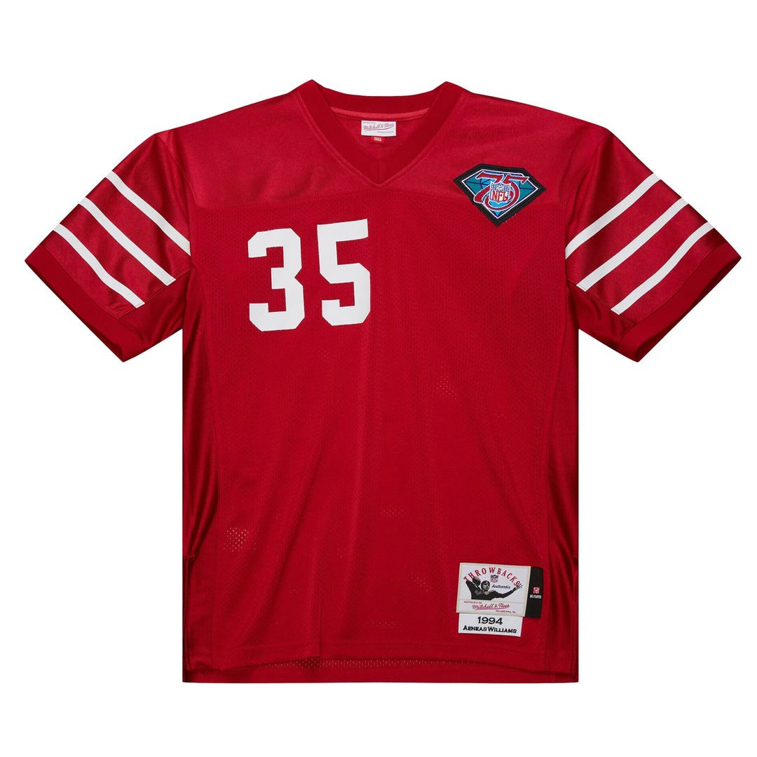 Men's Mitchell & Ness Arizona Cardinals Aeneas Williams Cardinal 1994 Authentic Throwback Retired Player NFL Jersey