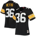 Women's Mitchell & Ness Pittsburgh Steelers Jerome Bettis Black 1996 Legacy Replica NFL Jersey