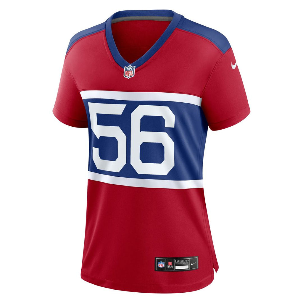 Women's Nike New York Giants Lawrence Taylor Century Red Alternate Retired Player Game NFL Jersey
