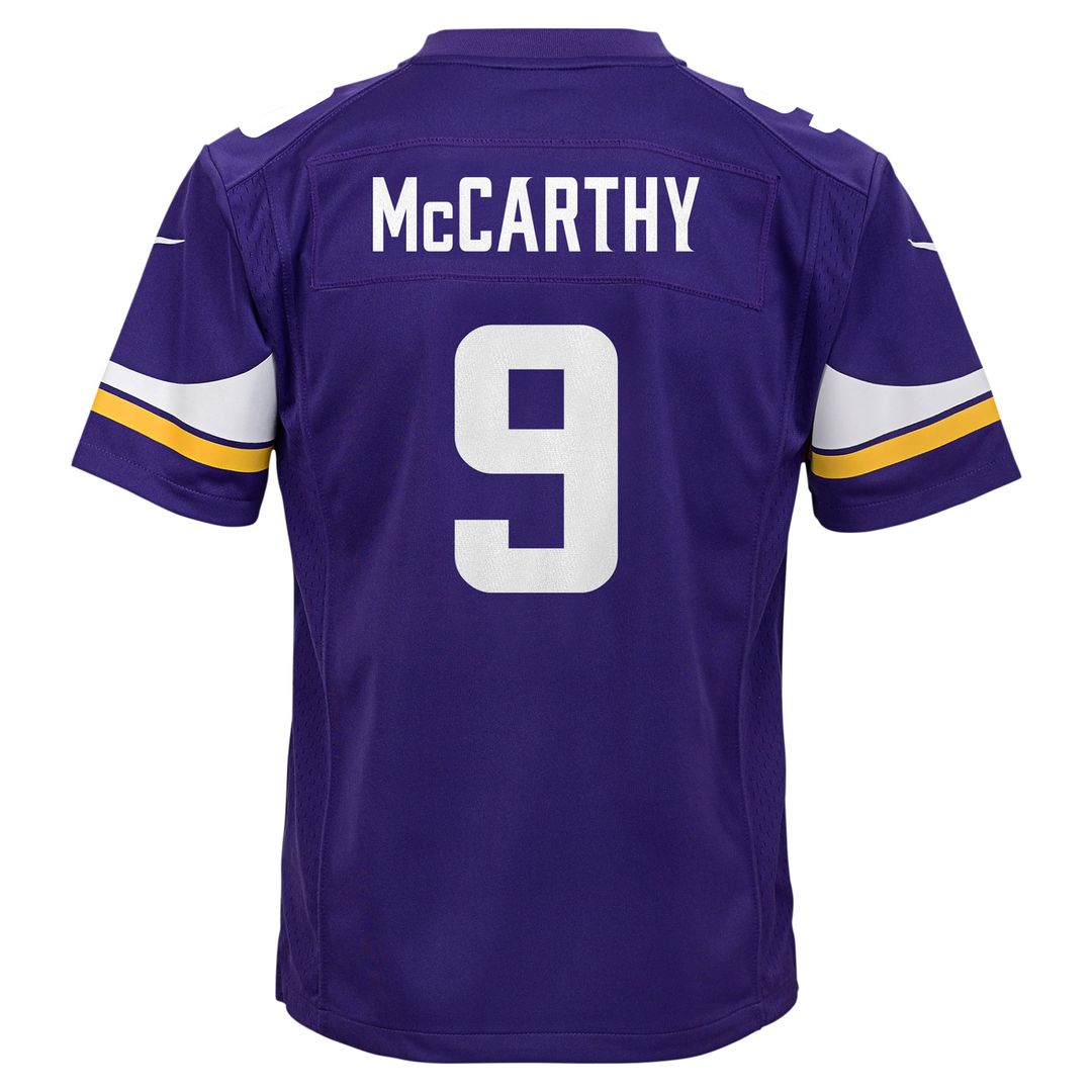 Youth Nike Minnesota Vikings J.J. McCarthy White Game NFL Jersey