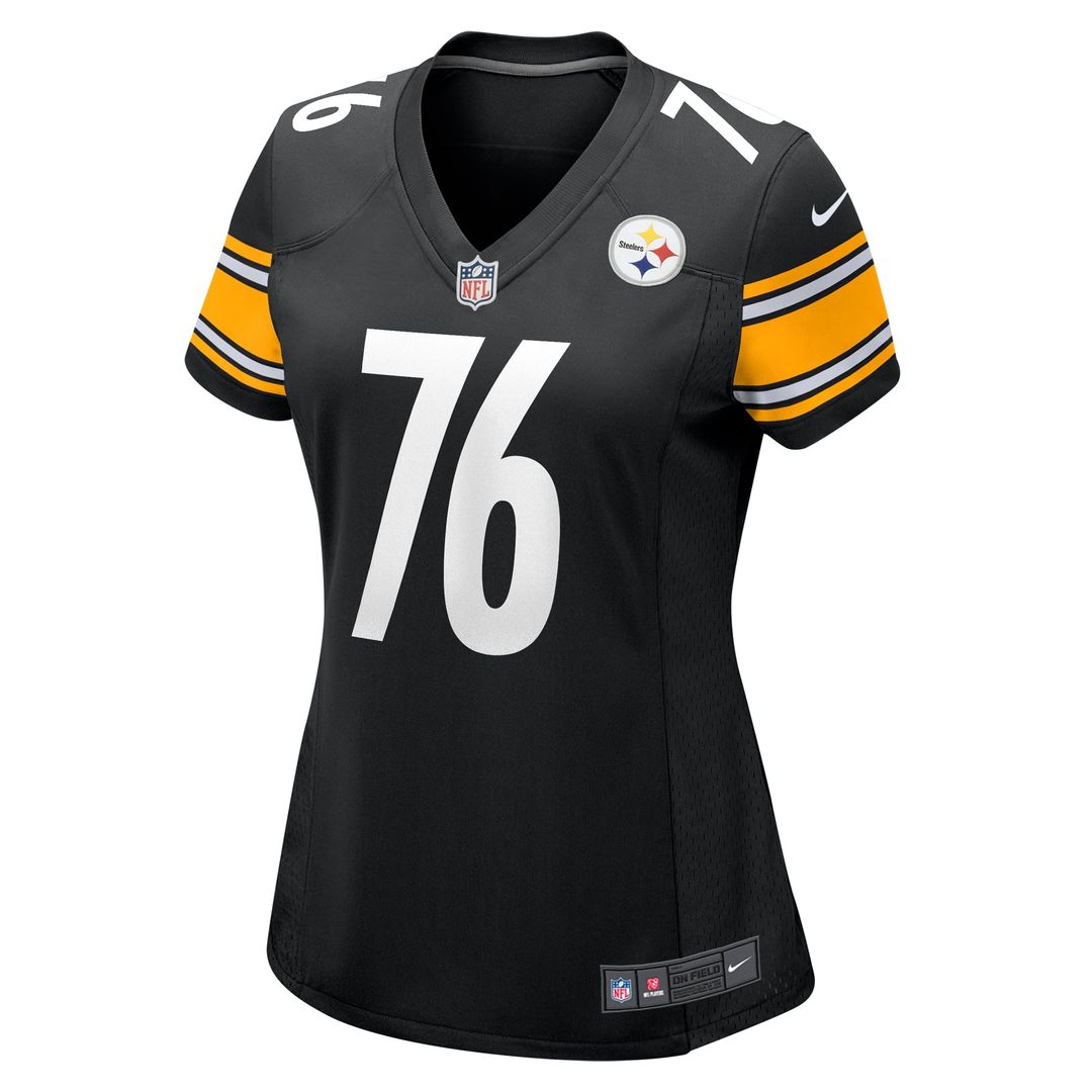 Women's Nike Pittsburgh Steelers Troy Fautanu Black Game NFL Jersey
