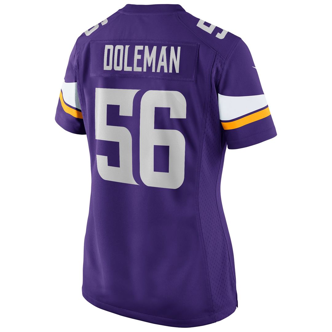 Women's Nike Minnesota Vikings Chris Doleman Purple Game Retired Player NFL Jersey