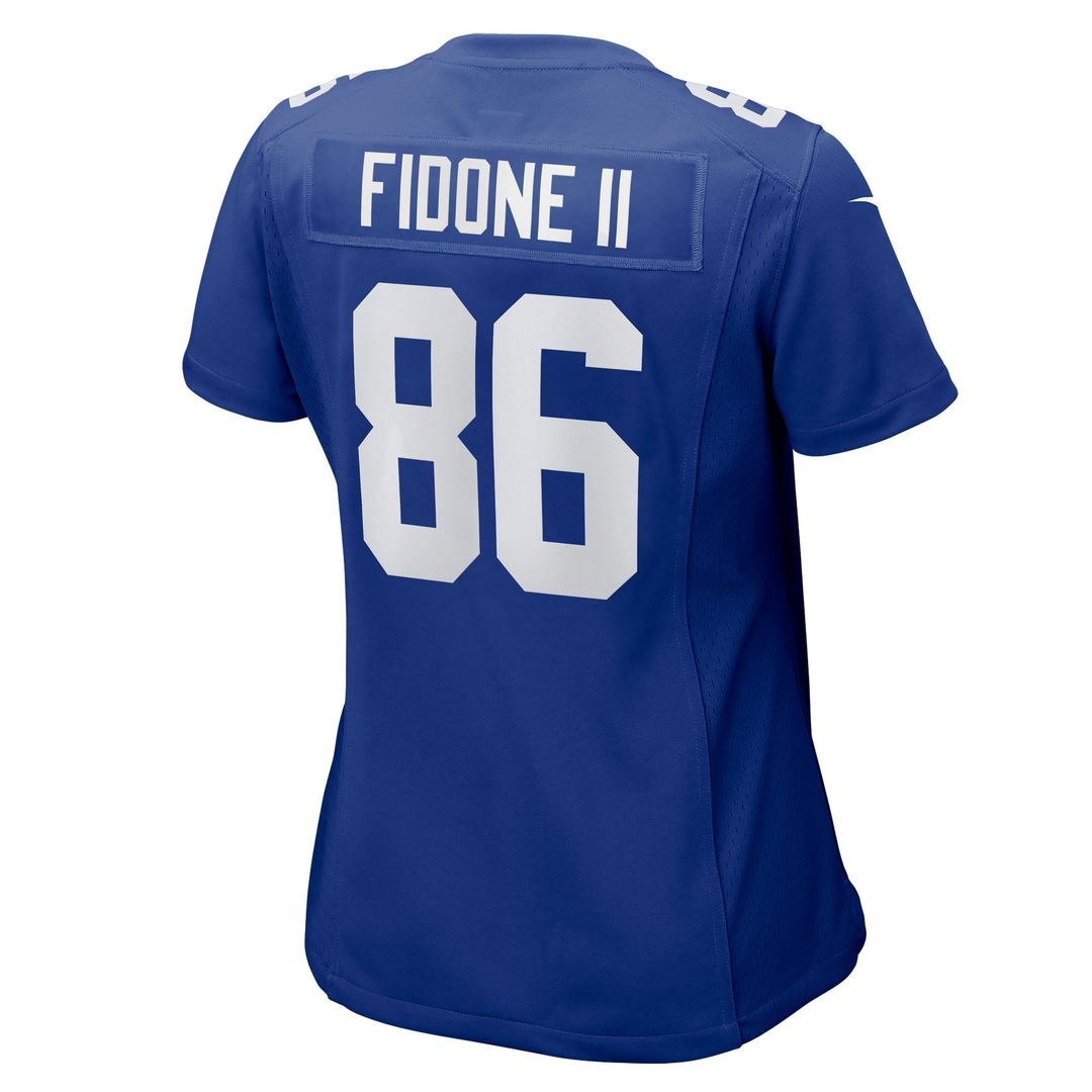 Women's Nike New York Giants Thomas Fidone II Royal Team Game NFL Jersey