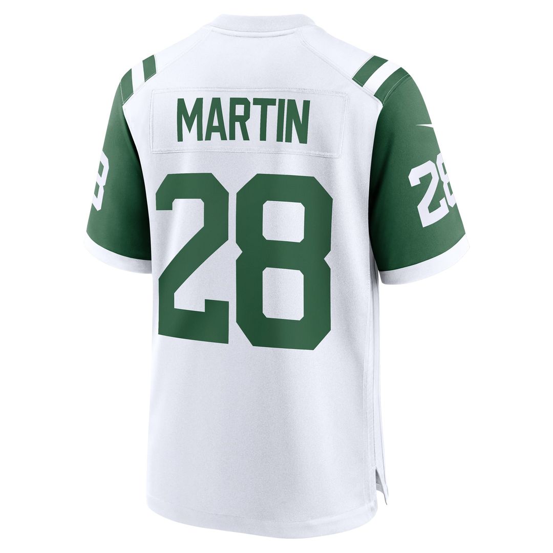 Men's Nike New York Jets Curtis Martin White Retired Player Alternate Game NFL Jersey