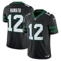 Men's Nike New York Jets Joe Namath Legacy Black Alternate Vapor F.U.S.E. Limited NFL Jersey