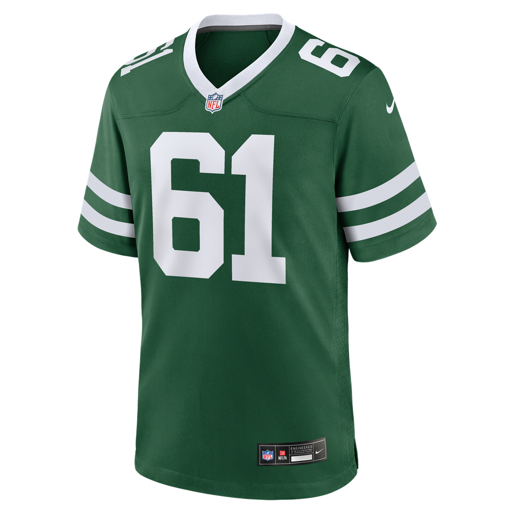 Men's Nike New York Jets Max Mitchell Legacy Green Team Game NFL Jersey