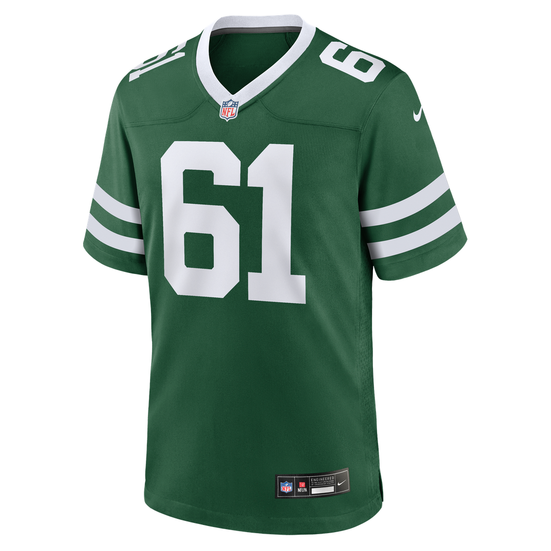 Men's Nike New York Jets Max Mitchell Legacy Green Team Game NFL Jersey