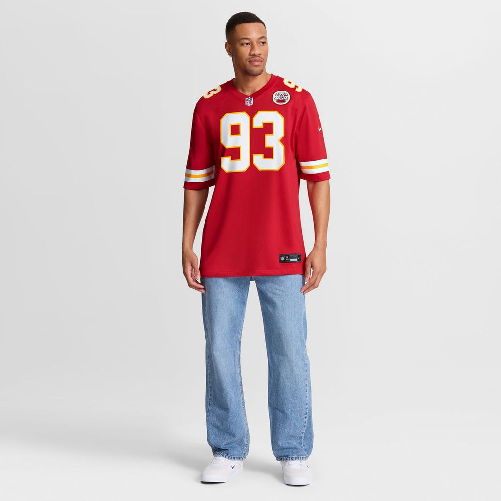 Men's Nike Kansas City Chiefs Zacch Pickens Red Team Game NFL Jersey