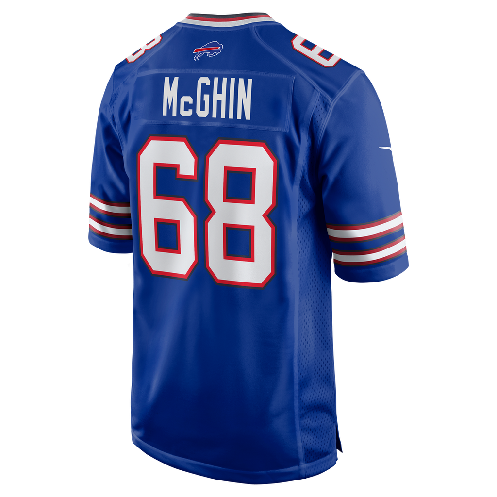 Men's Nike Buffalo Bills Garrett McGhin Royal Team Game NFL Jersey