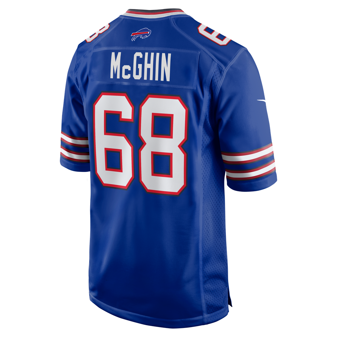 Men's Nike Buffalo Bills Garrett McGhin Royal Team Game NFL Jersey