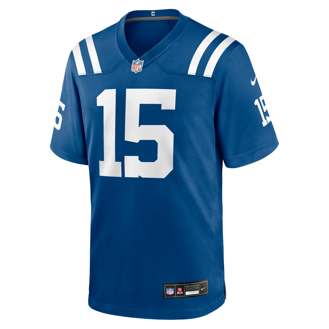 Men's Nike Indianapolis Colts Riley Leonard Royal Team Game NFL Jersey