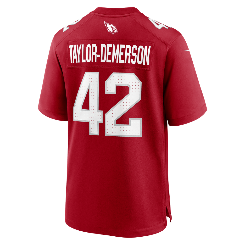 Men's Nike Arizona Cardinals Dadrion Taylor-Demerson Cardinal Team Game NFL Jersey