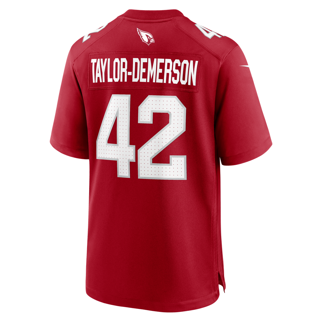 Men's Nike Arizona Cardinals Dadrion Taylor-Demerson Cardinal Team Game NFL Jersey