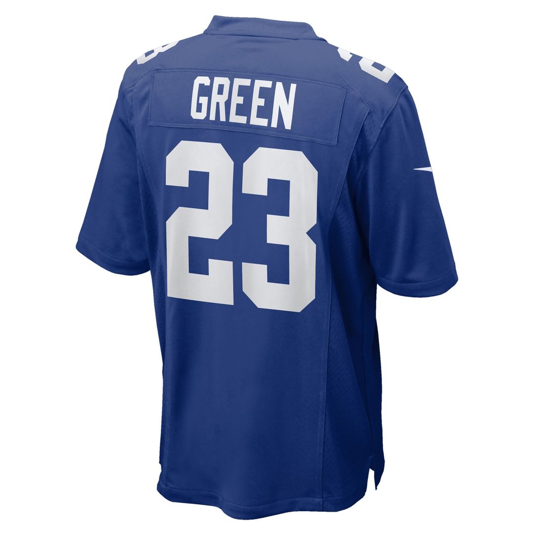 Men's Nike New York Giants Art Green Royal Team Game NFL Jersey