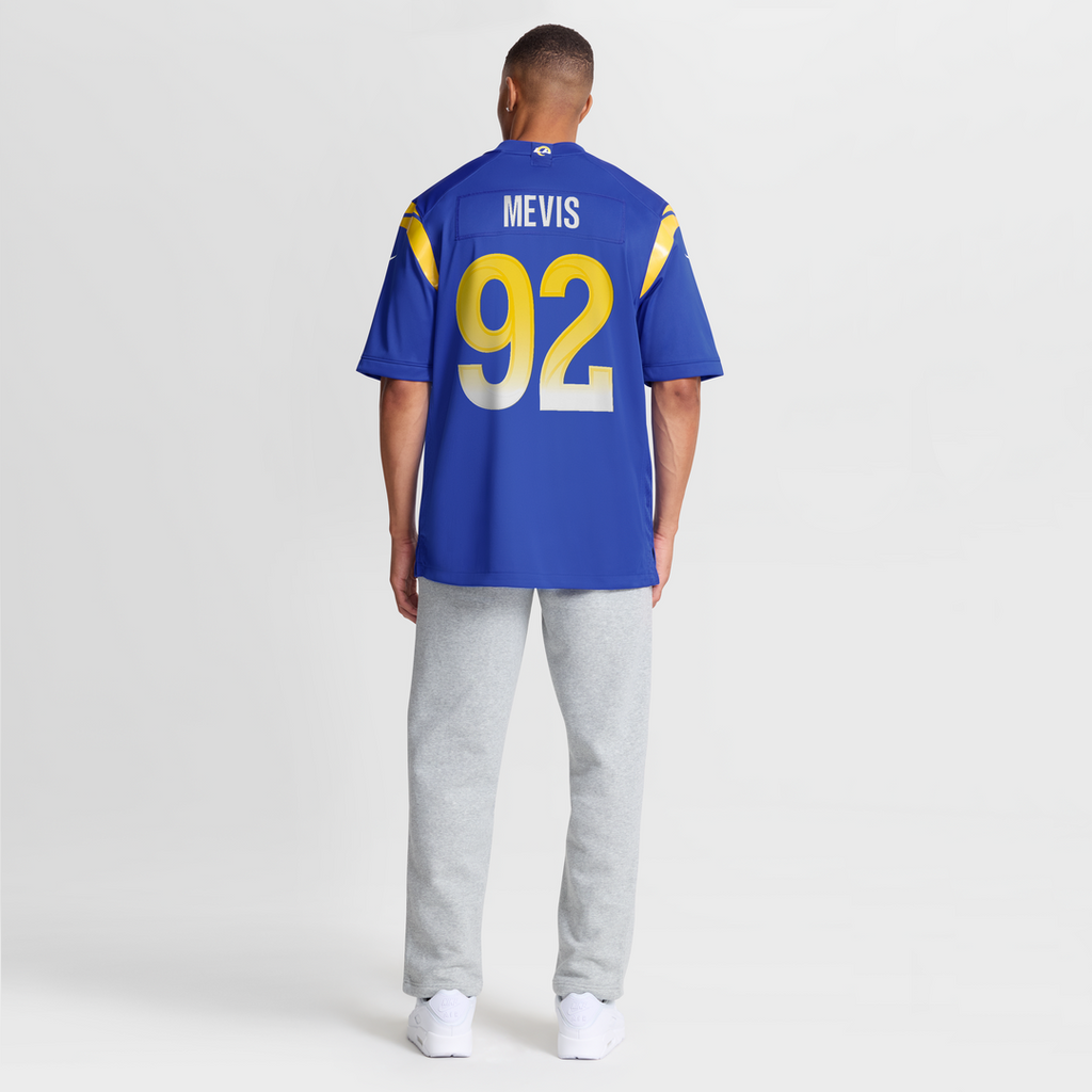 Men's Nike Los Angeles Rams Harrison Mevis Royal Team Game NFL Jersey