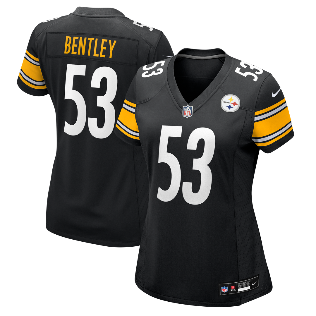 Women's Nike Pittsburgh Steelers JaWhaun Bentley Black Team Game NFL Jersey