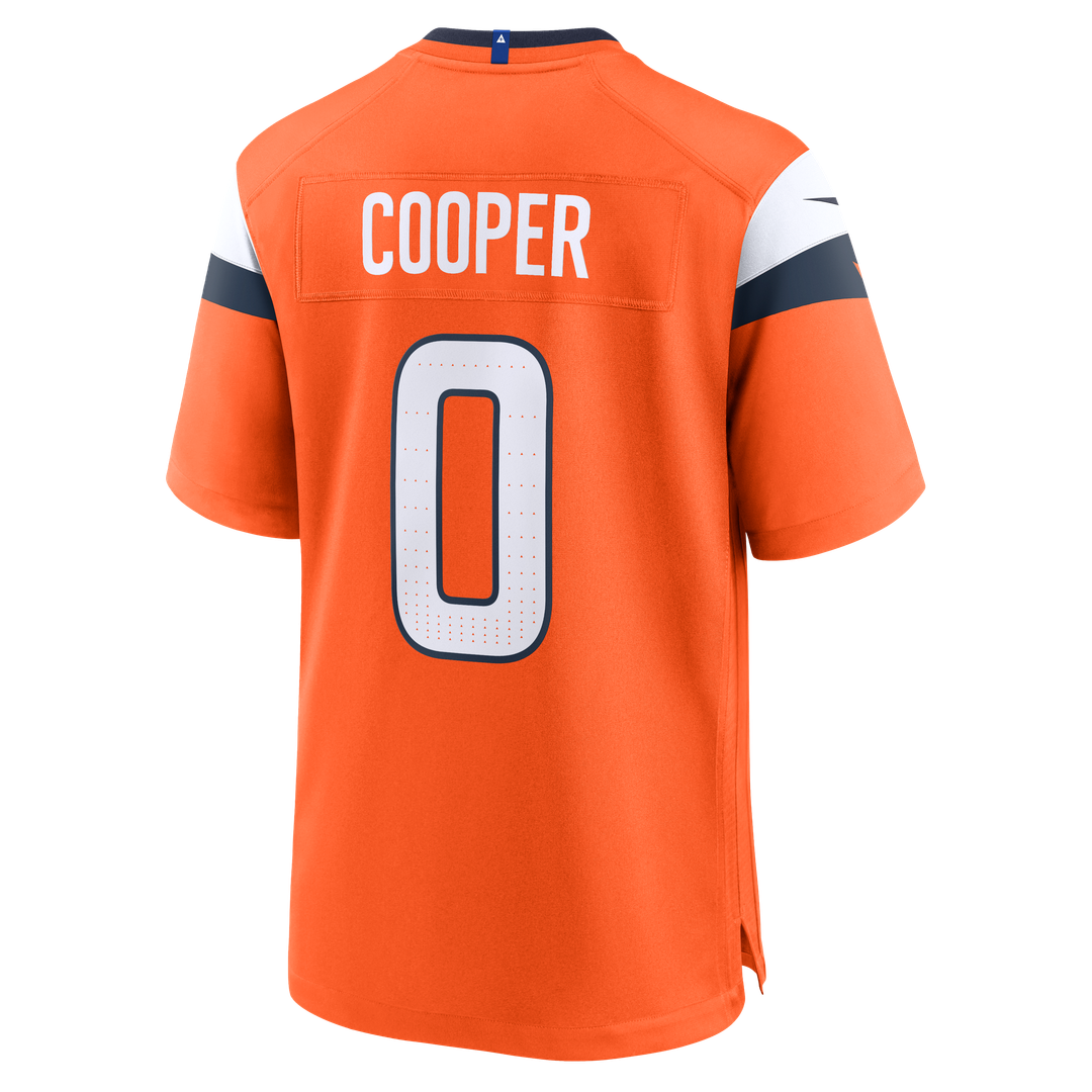 Men's Nike Denver Broncos Jonathon Cooper Orange Team Game NFL Jersey
