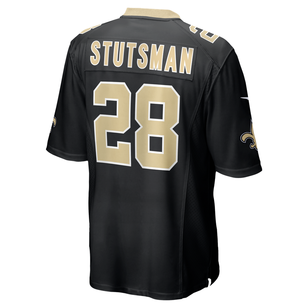 Men's Nike New Orleans Saints Danny Stutsman Black Team Game NFL Jersey