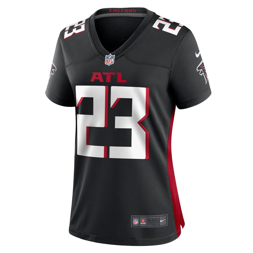 Women's Nike Atlanta Falcons DeMarcco Hellams Black Game NFL Jersey