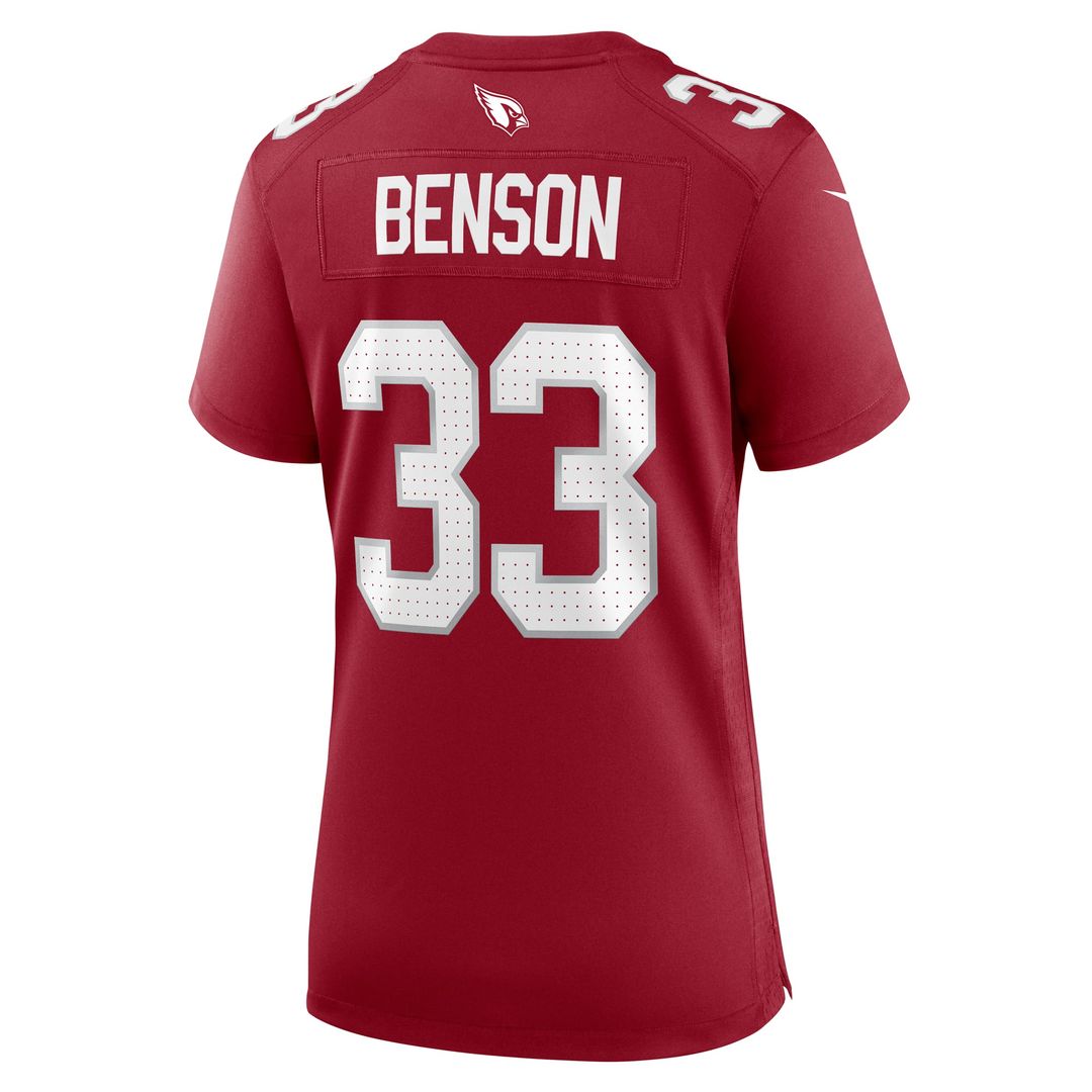 Women's Nike Arizona Cardinals Trey Benson Cardinal Game NFL Jersey