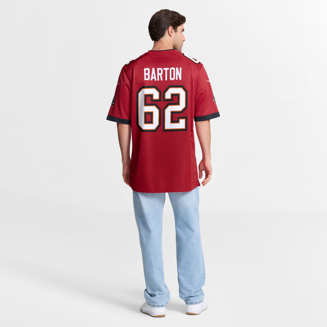 Men's Nike Tampa Bay Buccaneers Graham Barton Red Player Game NFL Jersey