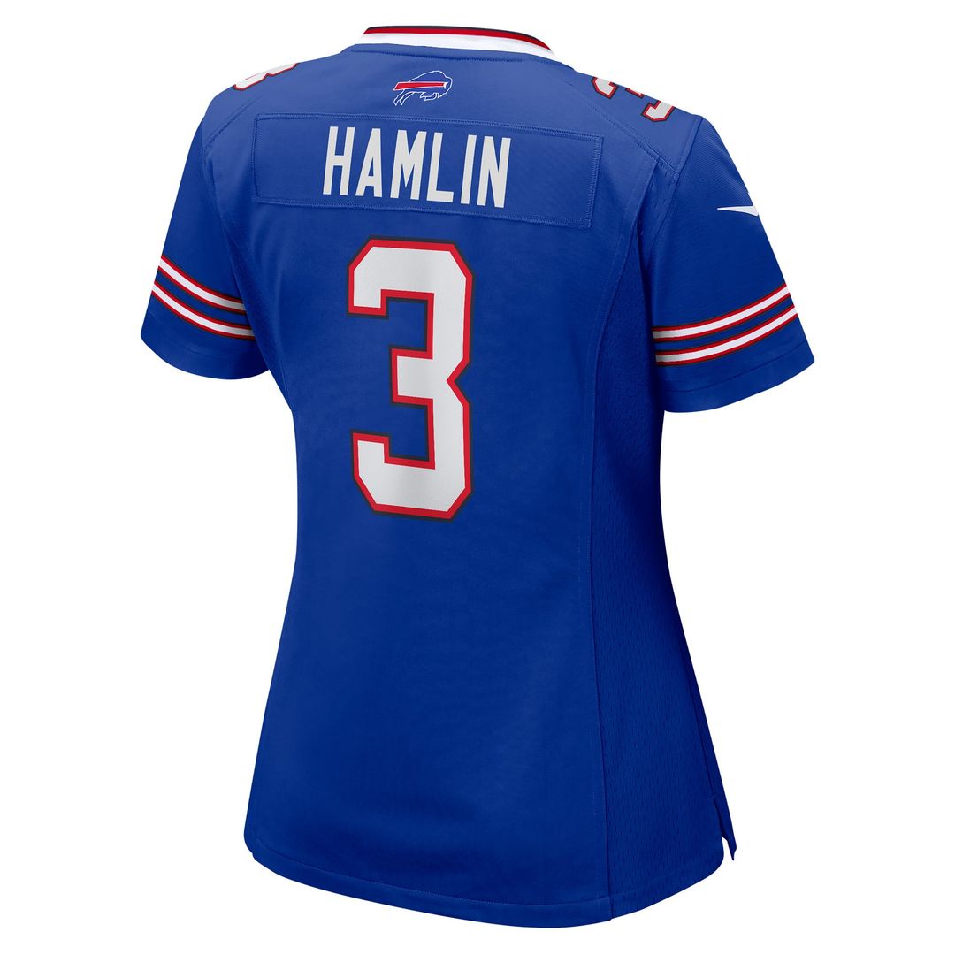 Women's Nike Buffalo Bills Damar Hamlin Royal Game NFL Jersey