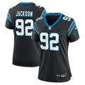 Women's Nike Carolina Panthers Cam Jackson Black Team Game NFL Jersey