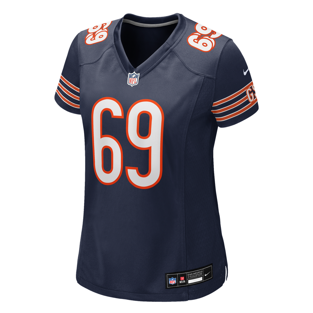 Women's Nike Chicago Bears Jeremiah Martin Navy Team Game NFL Jersey