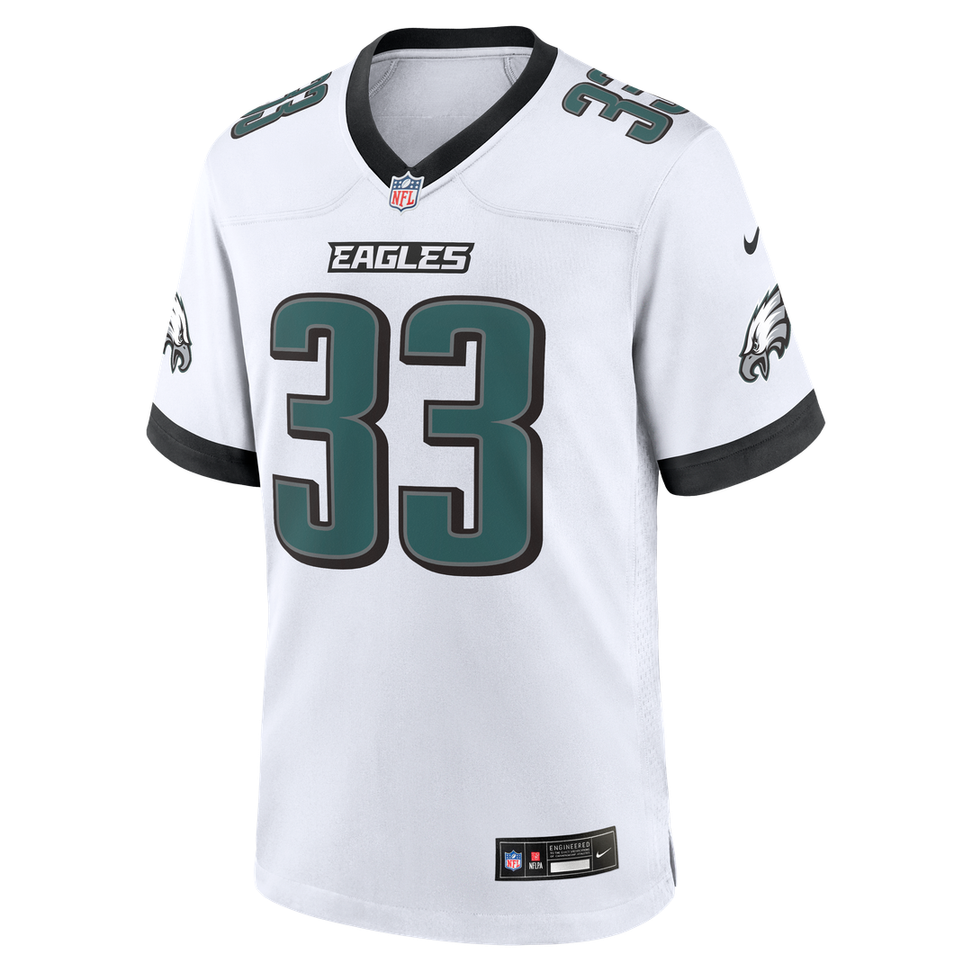 Men's Nike Philadelphia Eagles Cooper DeJean White Game NFL Jersey