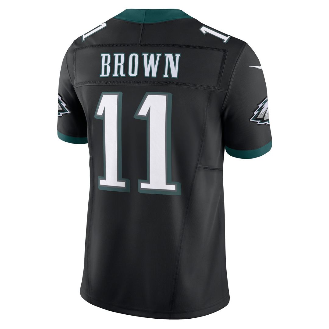 Men's Nike Philadelphia Eagles A.J. Brown Black Alternate Vapor F.U.S.E. Limited NFL Jersey