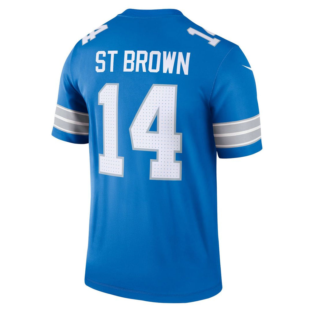 Men's Nike Detroit Lions Amon-Ra St. Brown Black Legend Player NFL Performance Top