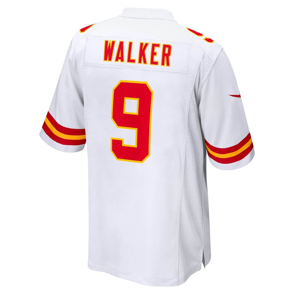 Men's Nike Kansas City Chiefs Kenneth Walker III White Game NFL Jersey