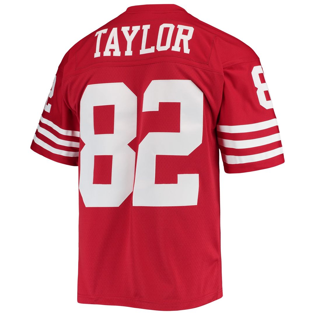 Men's Mitchell & Ness San Francisco 49ers John Taylor Scarlet Legacy Replica NFL Jersey